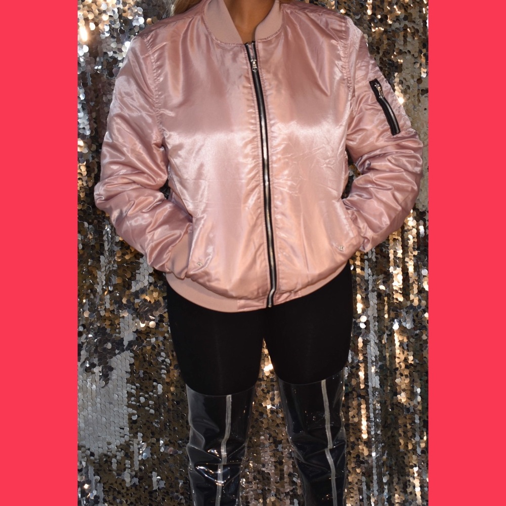 Pink Bomber Jacket